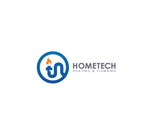 Logo Design by bocalm for Hometech Heating and plumbing  | Design: #7403586