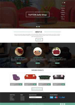 Diseño Web por kranthi.siriit para este proyecto | Diseño: #7438218