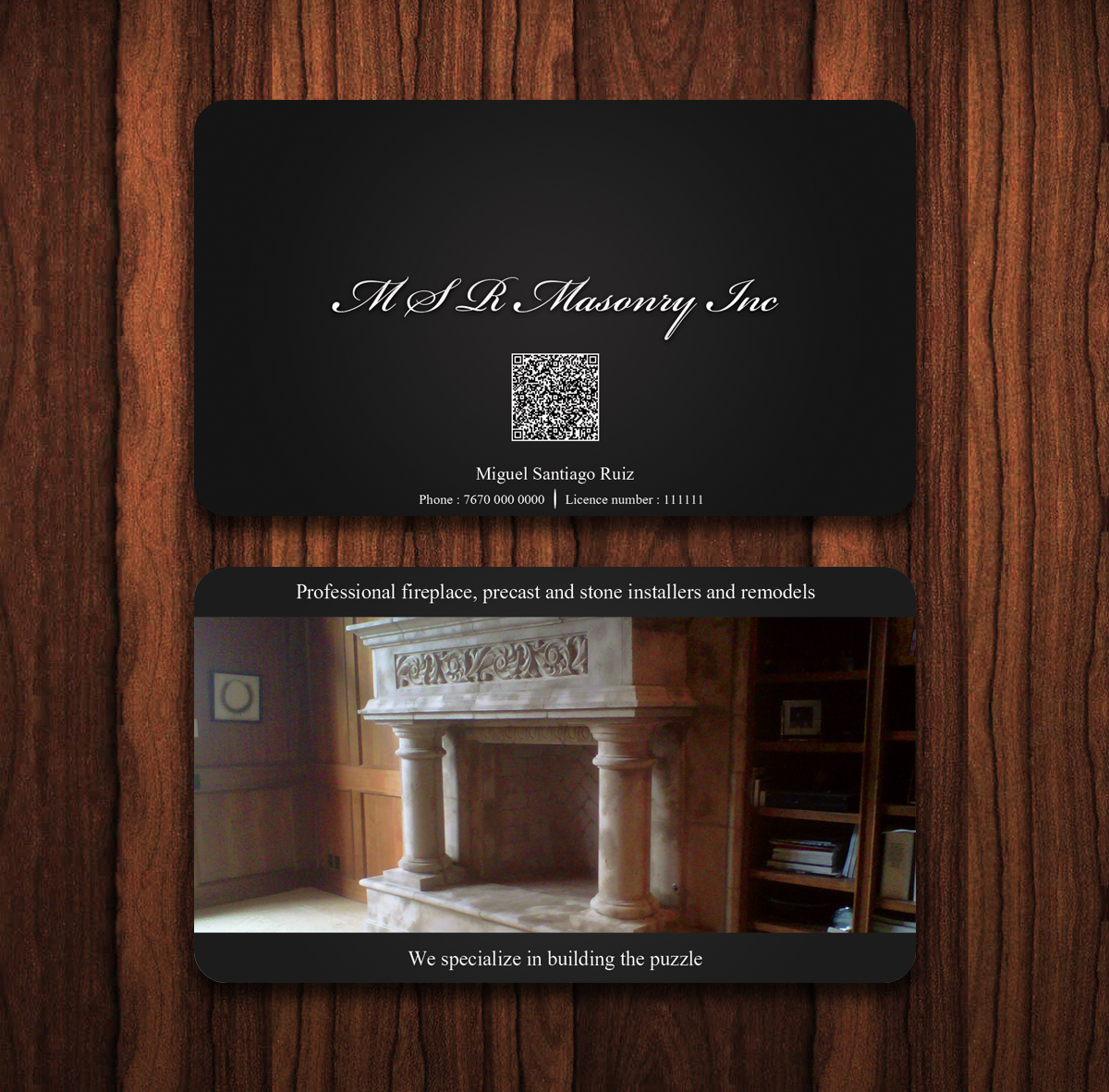 Design de Carte de Visite par TS Designs pour msrmasonry | Design : #1878330