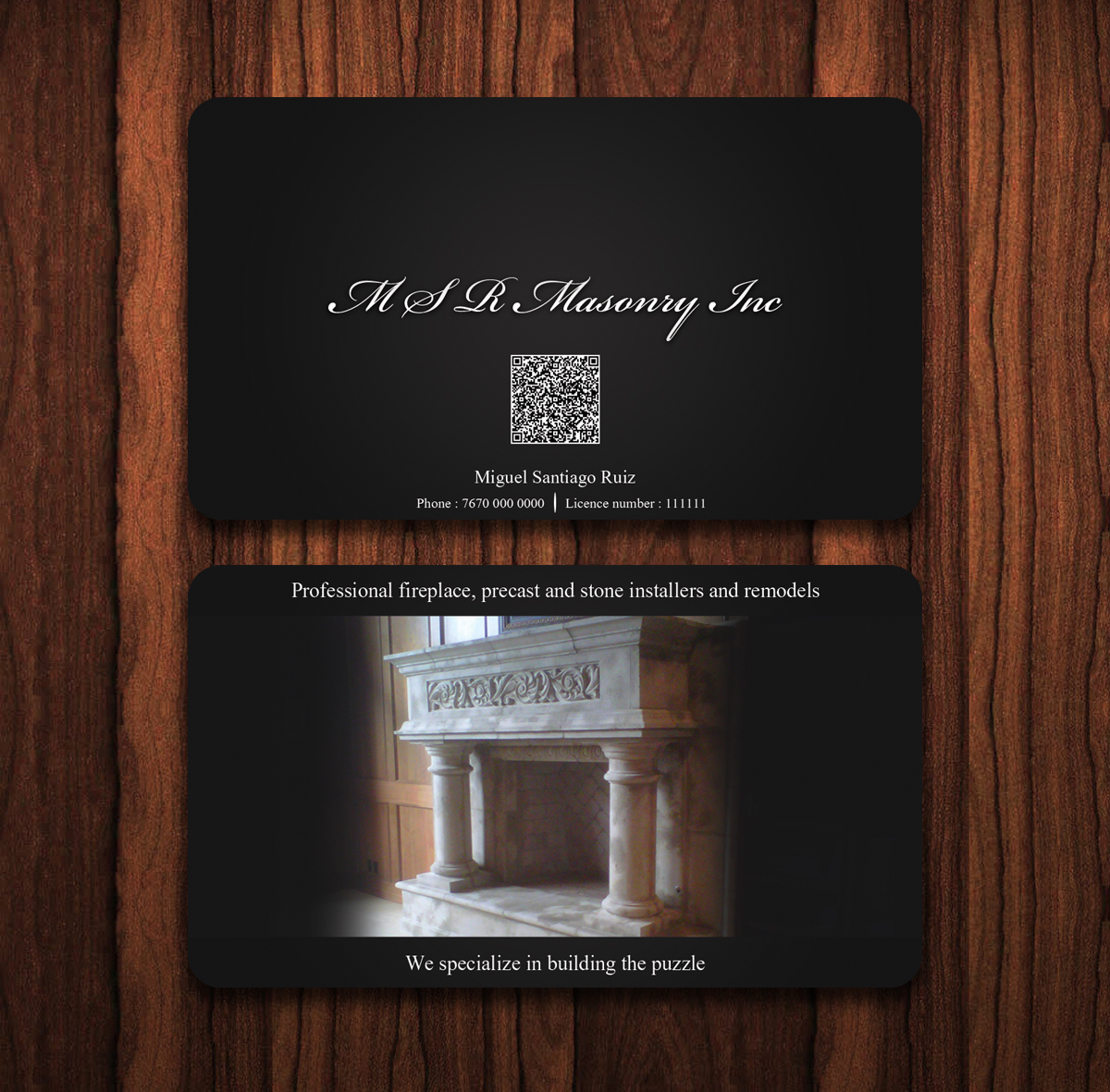 Visitenkarten-Design von TS Designs für msrmasonry | Design #1910754