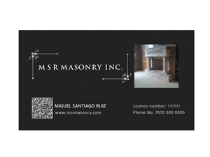 Design de Carte de Visite par Sucre pour msrmasonry | Design : #1902489