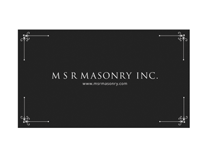 Design de Carte de Visite par Sucre pour msrmasonry | Design : #1902498