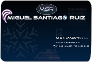Business Card Design by Vashistha for msrmasonry | Design #1857675
