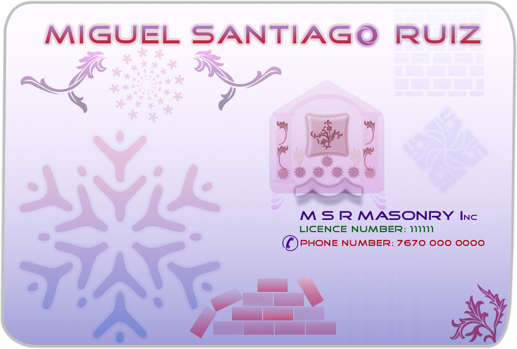 Business Card Design by Vashistha for msrmasonry | Design #1859772