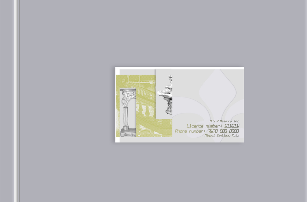 Visitenkarten-Design von roaddmann für msrmasonry | Design #1870691