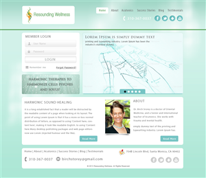 Wellness Web Design Project | Web Design by Mayank Patel