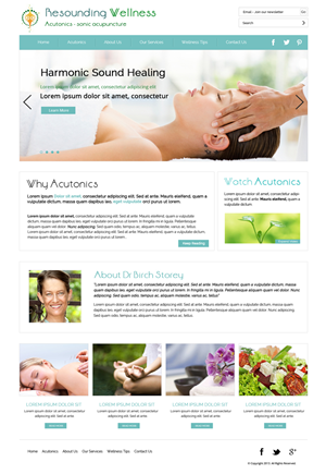 Wellness Web Design Project