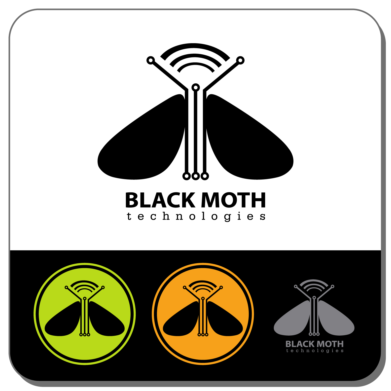 Logo Design by Jace Design for Black Moth Technologies | Design: #12347