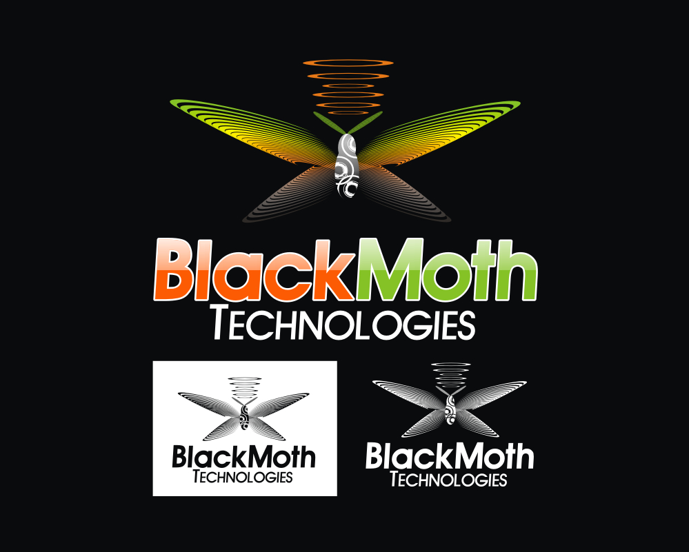 Logo Design by SiddKidd for Black Moth Technologies | Design #12272