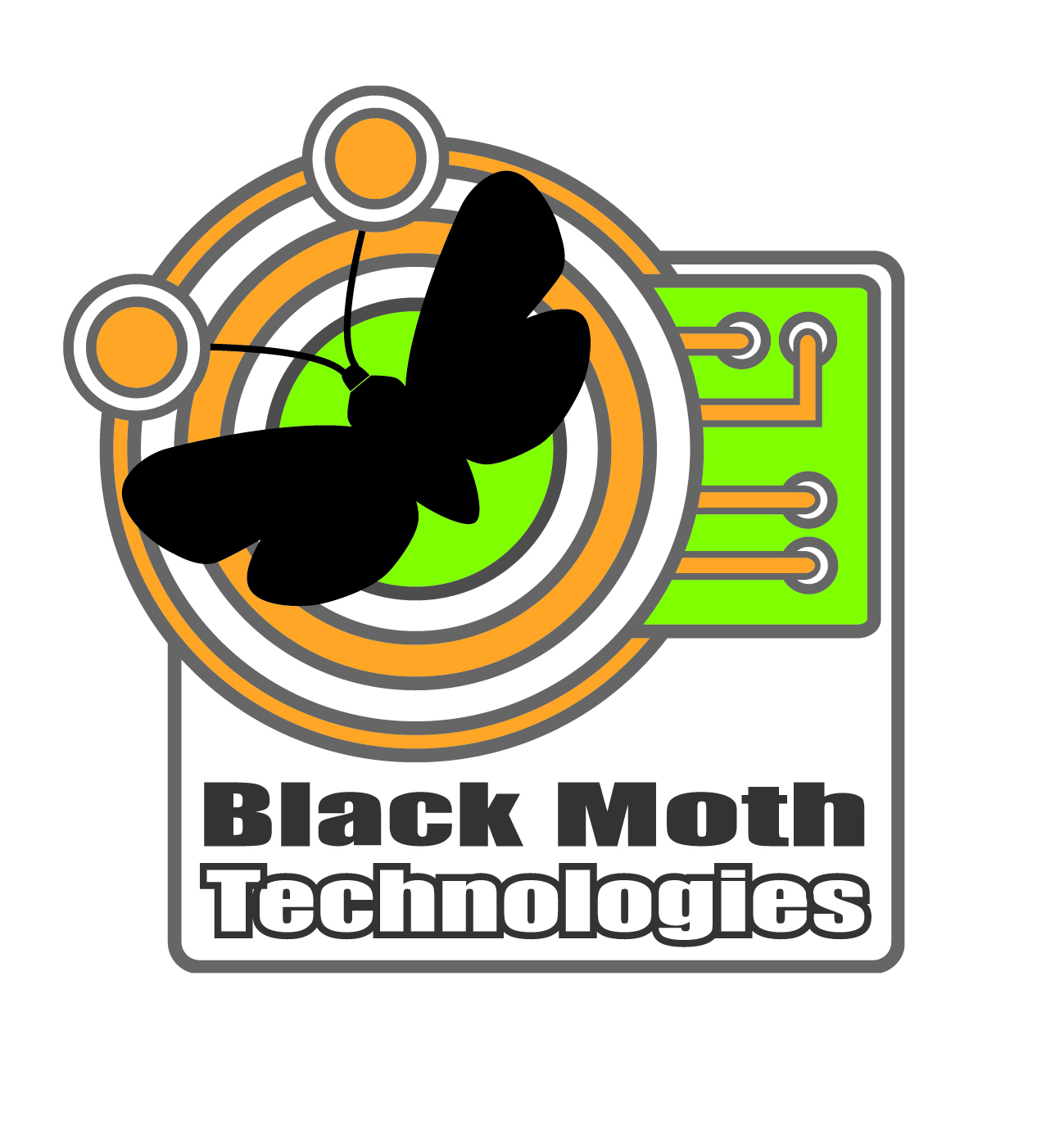 Logo Design by Lawrence Clifford for Black Moth Technologies | Design #12361