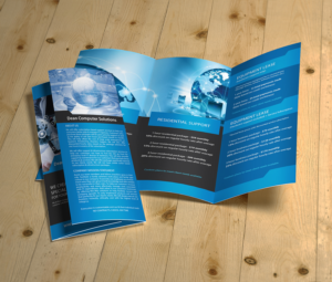 Brochure Design by alex989 for Dean Computer Solutions | Design #7394555