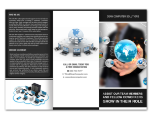 Brochure Design by akriti for Dean Computer Solutions | Design #7423791