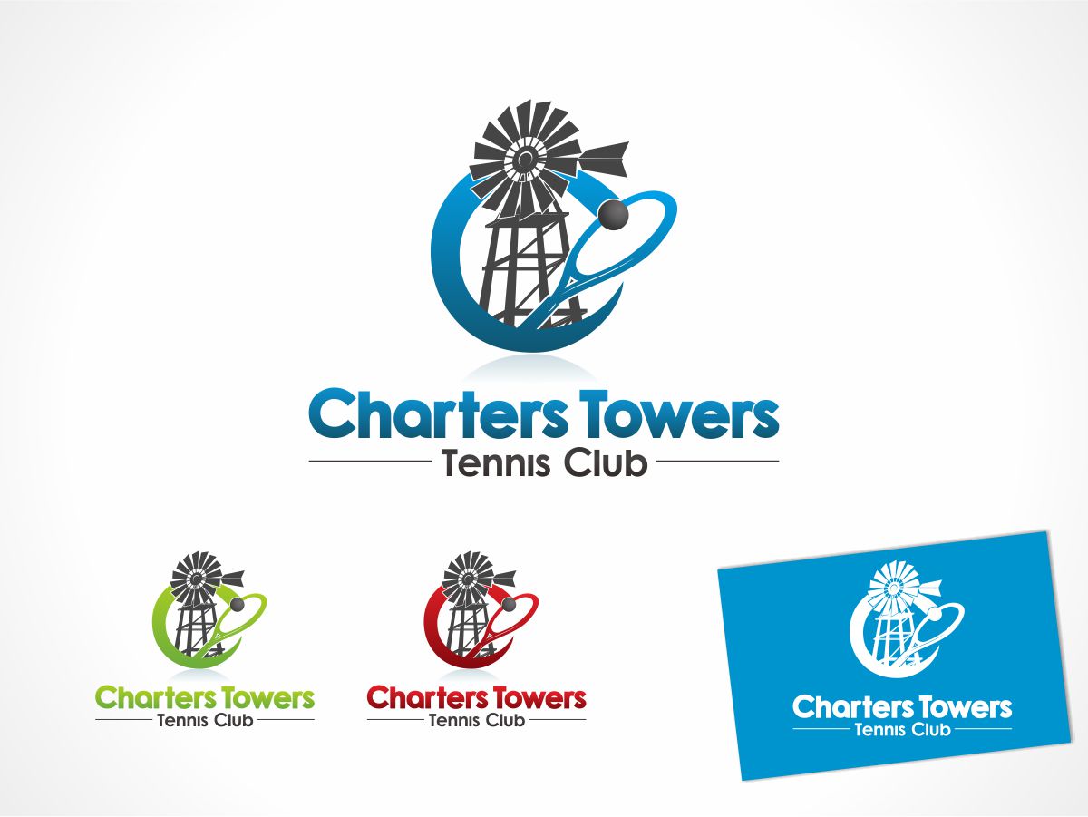 Logo Design by Robby SC for Charters Towers Tennis Club Inc | Design #1875477