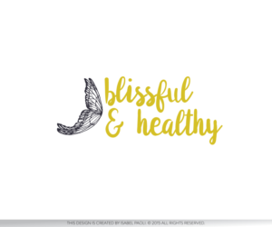 Logo Design by isabel paoli for Blissful & Healthy | Design: #7365656
