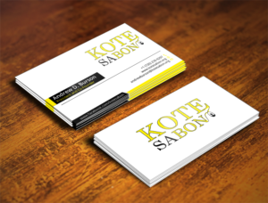 Design de Carte de Visite par Verified artistry (Design garden) pour Kote Sa Bon | Design : #7380727