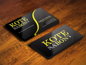 Business Card Design by Verified artistry (Design garden) for Kote Sa Bon | Design: #7380730