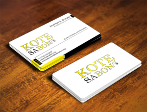 Design de Carte de Visite par Verified artistry (Design garden) pour Kote Sa Bon | Design : #7380732