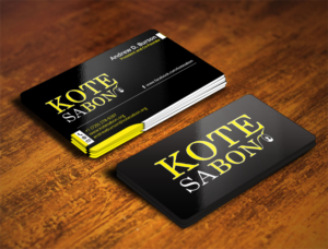 Business Card Design by Verified artistry (Design garden) for Kote Sa Bon | Design: #7380733
