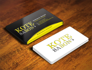 Business Card Design by Verified artistry for Kote Sa Bon | Design: #7380734