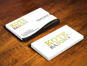 Design de Carte de Visite par Verified artistry (Design garden) pour Kote Sa Bon | Design : #7380735