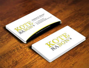 Business Card Design by Verified artistry (Design garden) for Kote Sa Bon | Design: #7380736