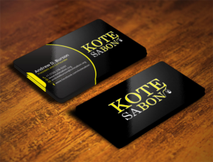 Business Card Design by Verified artistry for Kote Sa Bon | Design: #7380739