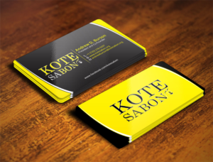 Business Card Design by Verified artistry for Kote Sa Bon | Design: #7388412