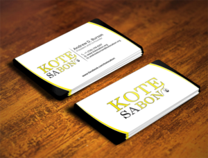 Business Card Design by Verified artistry for Kote Sa Bon | Design: #7388415