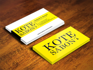 Business Card Design by Verified artistry for Kote Sa Bon | Design: #7388416