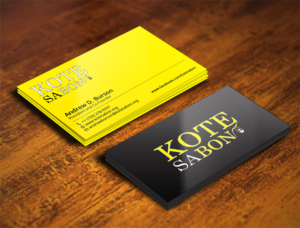 Business Card Design by Verified artistry for Kote Sa Bon | Design: #7388420