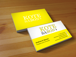 Business Card Design by Creations Box 2015 for Kote Sa Bon | Design: #7383130