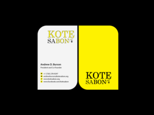 Design de Carte de Visite par Creations Box 2015 pour Kote Sa Bon | Design : #7383145
