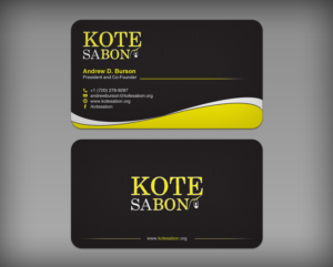 Business Card Design by upwork for Kote Sa Bon | Design: #7410020