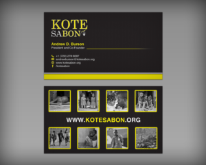 Business Card Design by upwork for Kote Sa Bon | Design: #7410083