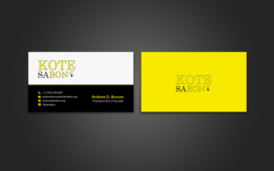 Business Card Design by chandrayaan.creative for Kote Sa Bon | Design: #7382853