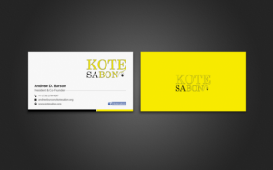 Business Card Design by chandrayaan.creative for Kote Sa Bon | Design: #7382855