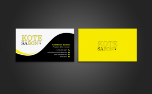 Business Card Design by chandrayaan.creative for Kote Sa Bon | Design: #7382856