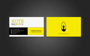 Business Card Design by chandrayaan.creative for Kote Sa Bon | Design: #7382868