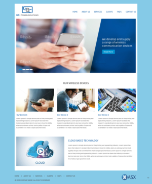 Web Design by pb for this project | Design: #7382282