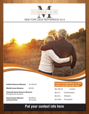 Flyer Design by theblueart for The Marrone Law Firm, P.C. | Design: #7395905
