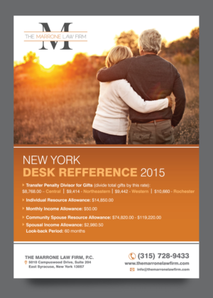 Flyer Design by rkailas for The Marrone Law Firm, P.C. | Design: #7393485
