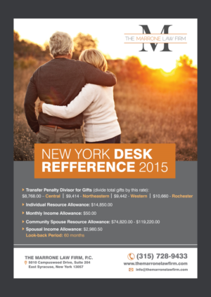 Flyer Design by rkailas for The Marrone Law Firm, P.C. | Design: #7393622