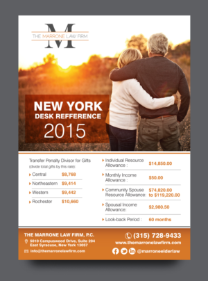 Flyer Design by rkailas for The Marrone Law Firm, P.C. | Design: #7435982