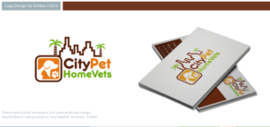 Logo Design by Anhlee for City Pet Home Vets | Design: #7387230