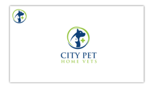 Logo Design by ajgraphics for City Pet Home Vets | Design: #7447441