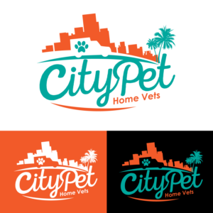 Logo Design by DYNAMITE! for City Pet Home Vets | Design: #7414655