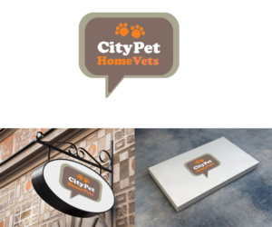 Logo Design by Lums Designer for City Pet Home Vets | Design: #7465022