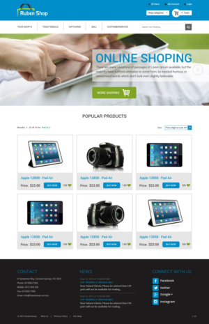 Web Design by pb for Brulo | Design: #7382411