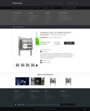 Web Design by pb for Brulo | Design: #7382418