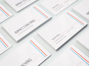 Business Card Design by kaze_ for Impact Coaching | Design: #7383395